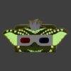 Loungefly- Gremlins Pop! Green Gremilin Cosplay Glow-in-the-Dark Zip-Around Wallet - Image 2