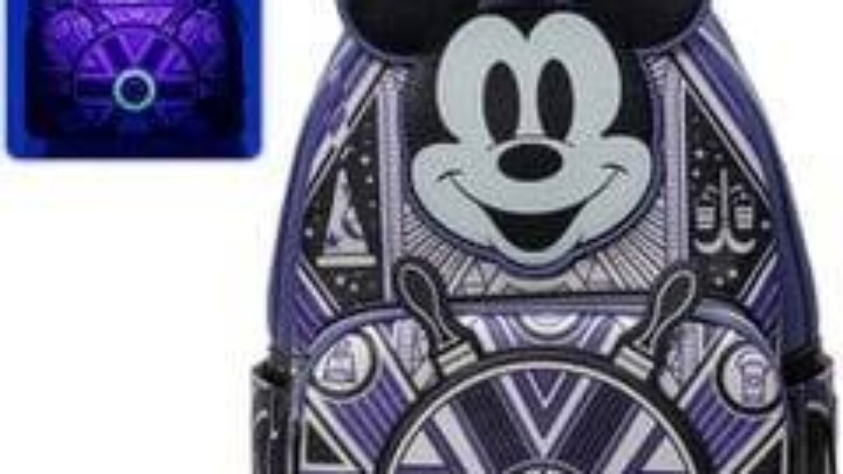 Disney 100 Art Deco Mickey Mouse Mini-Backpack | Loungefly display picture 2