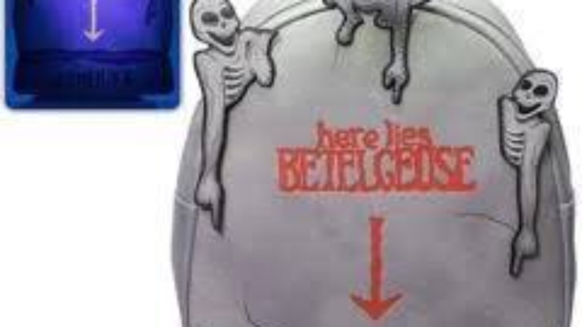 Loungefly Beetlejuice Tombstone Beetlegeuse Glow-in-the-Dark Mini Backpack Excl. Coming Soon: Beetlejuice Carousel Hat Light Up Cosplay  main image 2