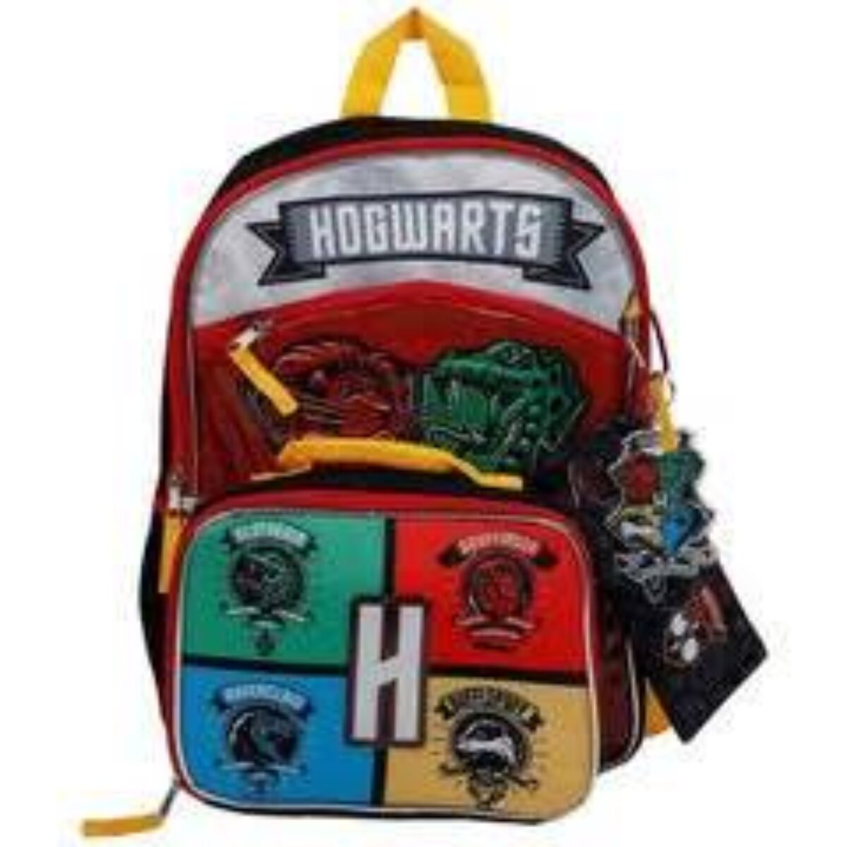 Unisex Rare Bioworld Harry Potter Knapsack/Backpack Hogwarts Amazon.com | Harry Potter Hogwarts Alumni Juniors Knapsack  main image 2