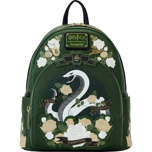Harry Potter Slytherin House Tattoo Loungefly Mini-Backpack