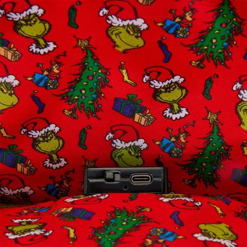 Loungefly - Dr. Seuss Grinch Holiday Tree Light-Up Mini-Backpack - Image 5