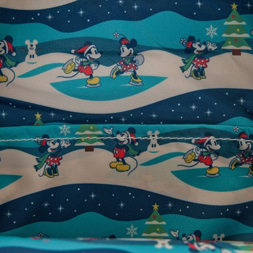 Loungefly - Mickey and Minnie Holiday Mini-Backpack - Image 4