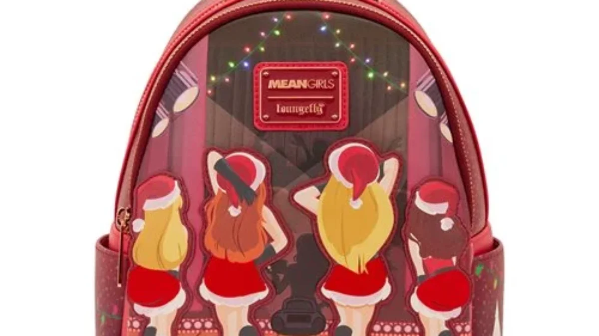 Light Up Mean Girls Loungefly Loungefly Mean Girls Holiday Show Light-Up Backpack main image 3