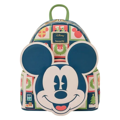 Loungefly - Mickey and Minnie Holiday Mini-Backpack