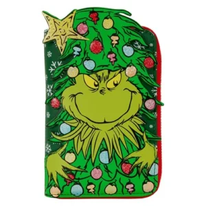 Loungefly - Dr. Seuss Grinch Holiday Tree Zip-Around Wallet