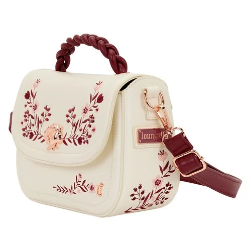 Loungefly - Cream & Red Floral Crossbody Bag - Image 3