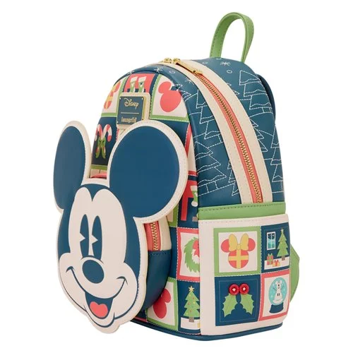 Loungefly - Mickey and Minnie Holiday Mini-Backpack - Image 2