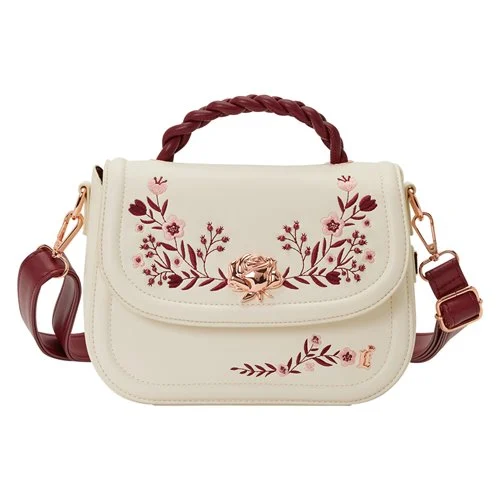 Loungefly - Cream & Red Floral Crossbody Bag