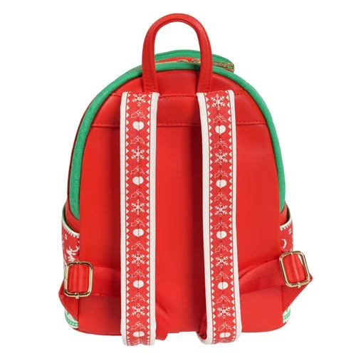 Loungefly - How the Grinch Stole Christmas Grinch Christmas Sweater Mini-Backpack - Entertainment Earth Exclusive - Image 6