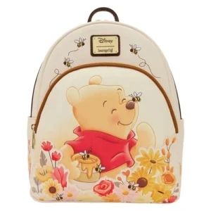 Loungefly - Winnie the Pooh Floral Bee Mid-Size Backpack