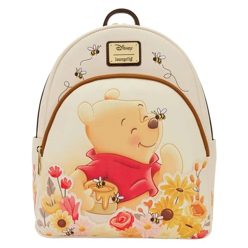Loungefly - Winnie the Pooh Floral Bee Mid-Size Backpack