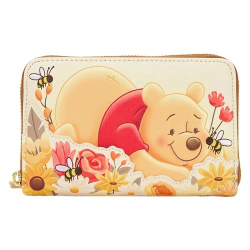 Loungefly - Winnie the Pooh Floral Bee Zip Around Wallet